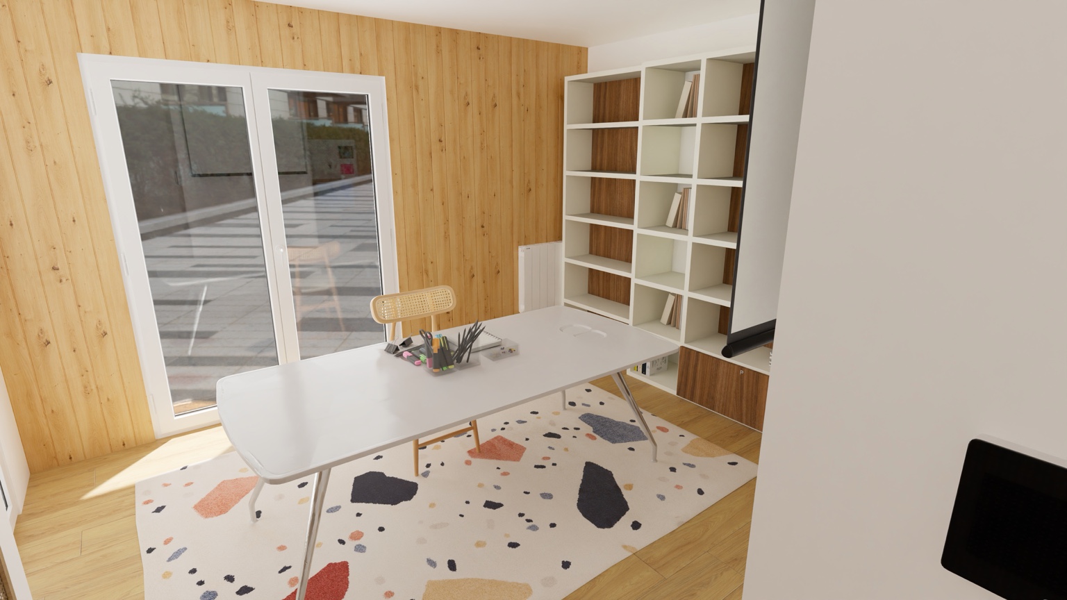 Atelier créatif — Vue bibliothèque