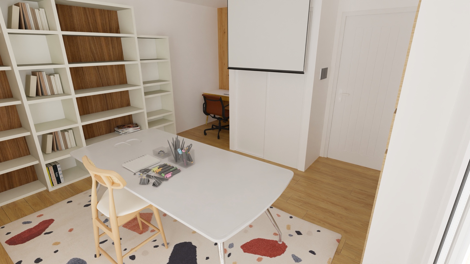 Atelier créatif — Vue espace de travail